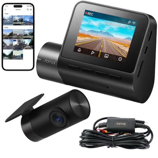 70mai Автомобільний відеореєстратор A200 + реверс + UP03