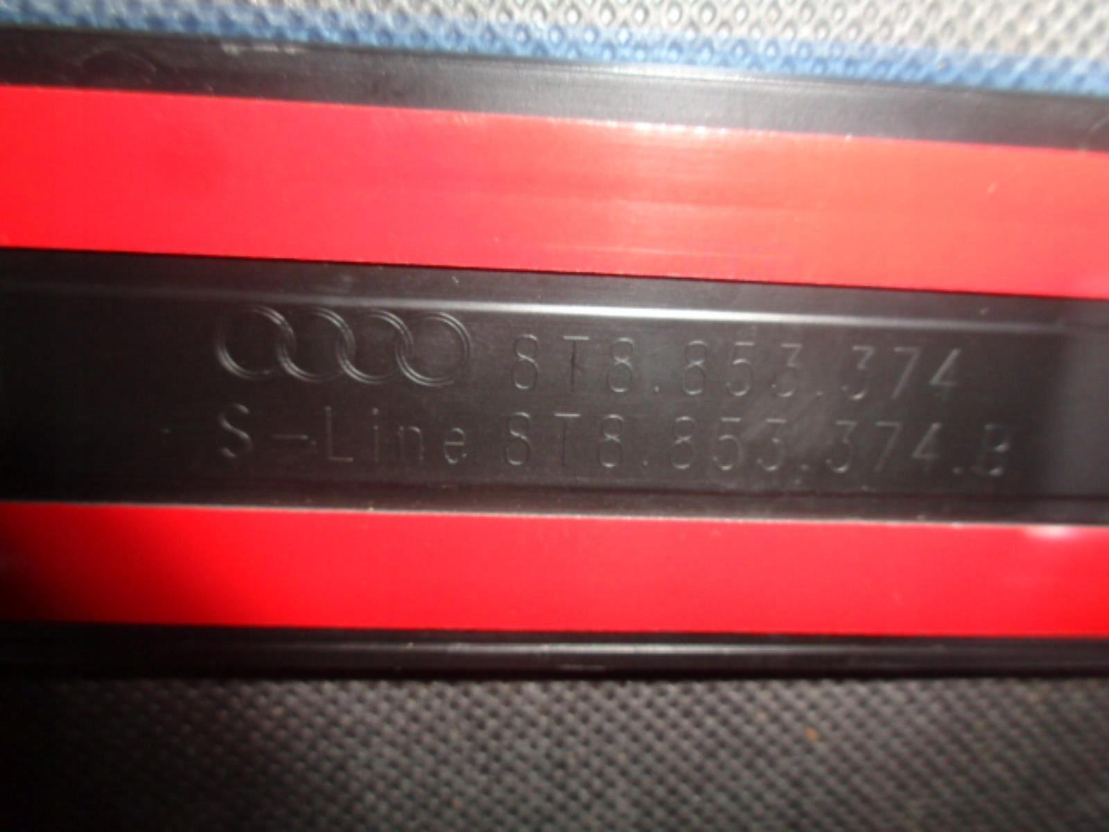 8T8853374 - AUDI A5 SPORTBACK S-LINE 8T8 декоративная накладка порога