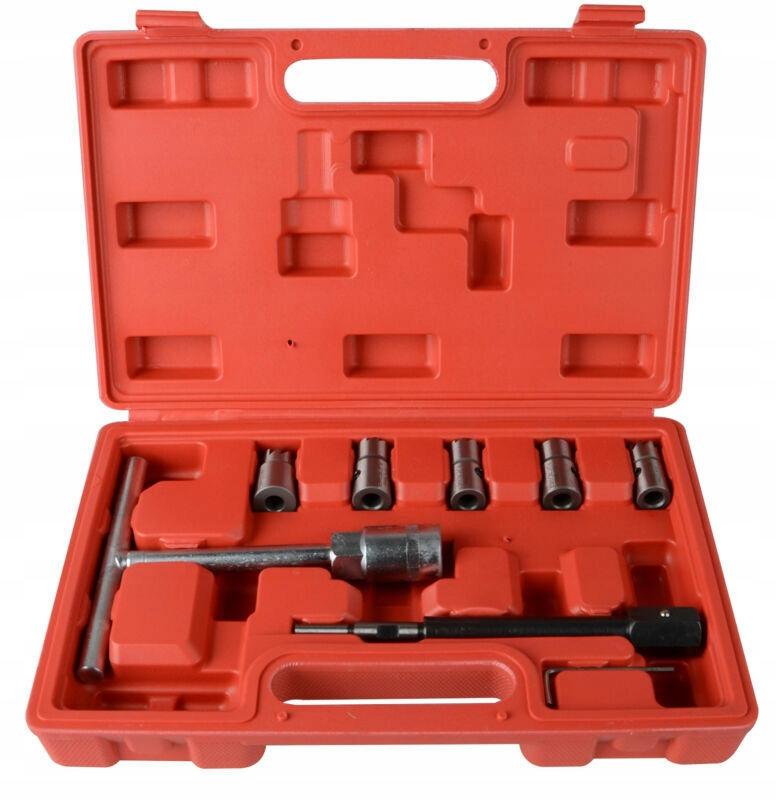 7pc Professional Diesel Injector Seat Cutter Clean