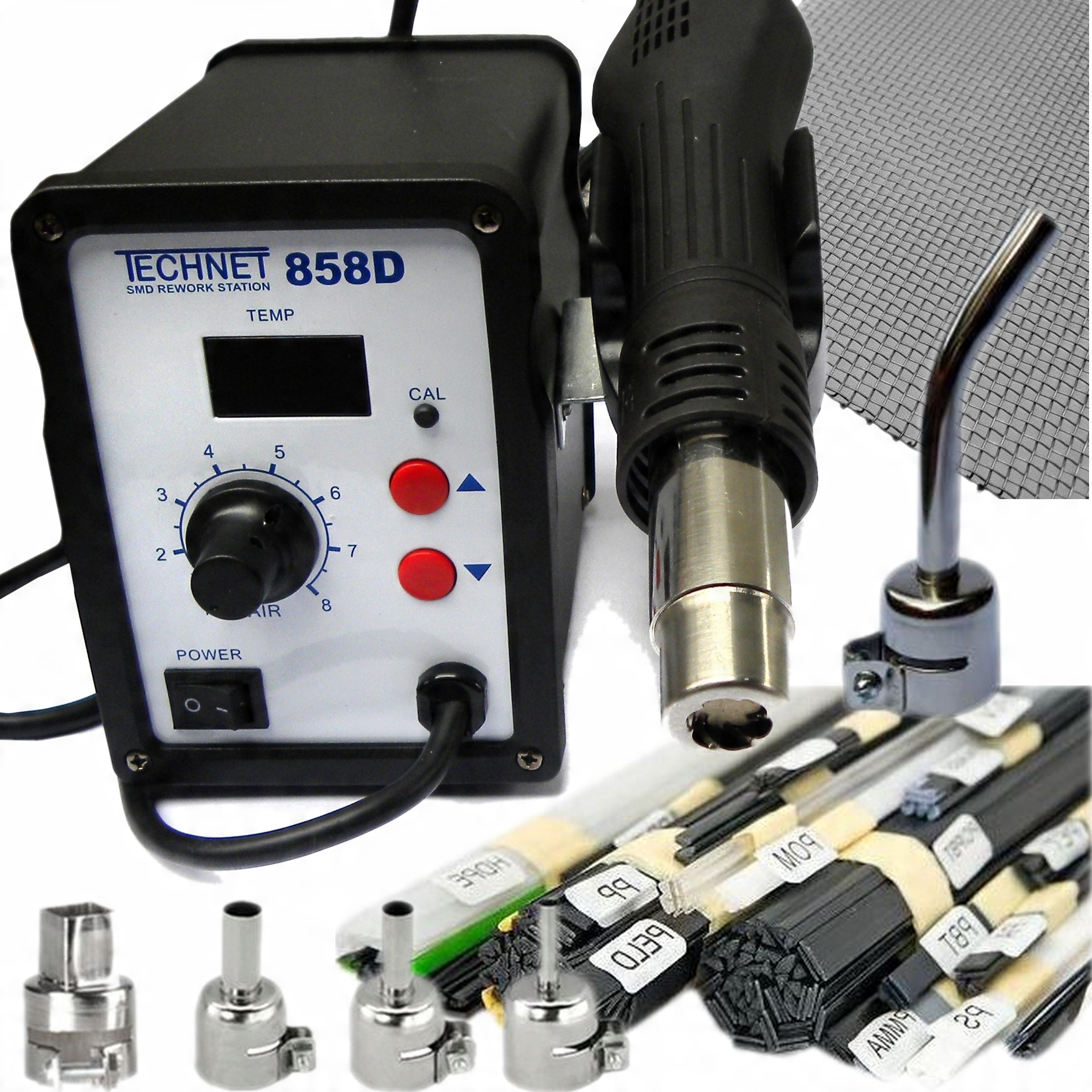 858D PLASTIC WELDER NOZZLES PLASTIC SET 20R