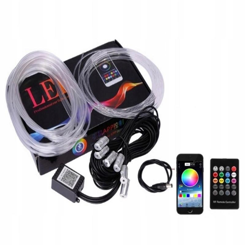 8M волоконно-оптичний wire LED RGB LED ambient App дистанційне керування