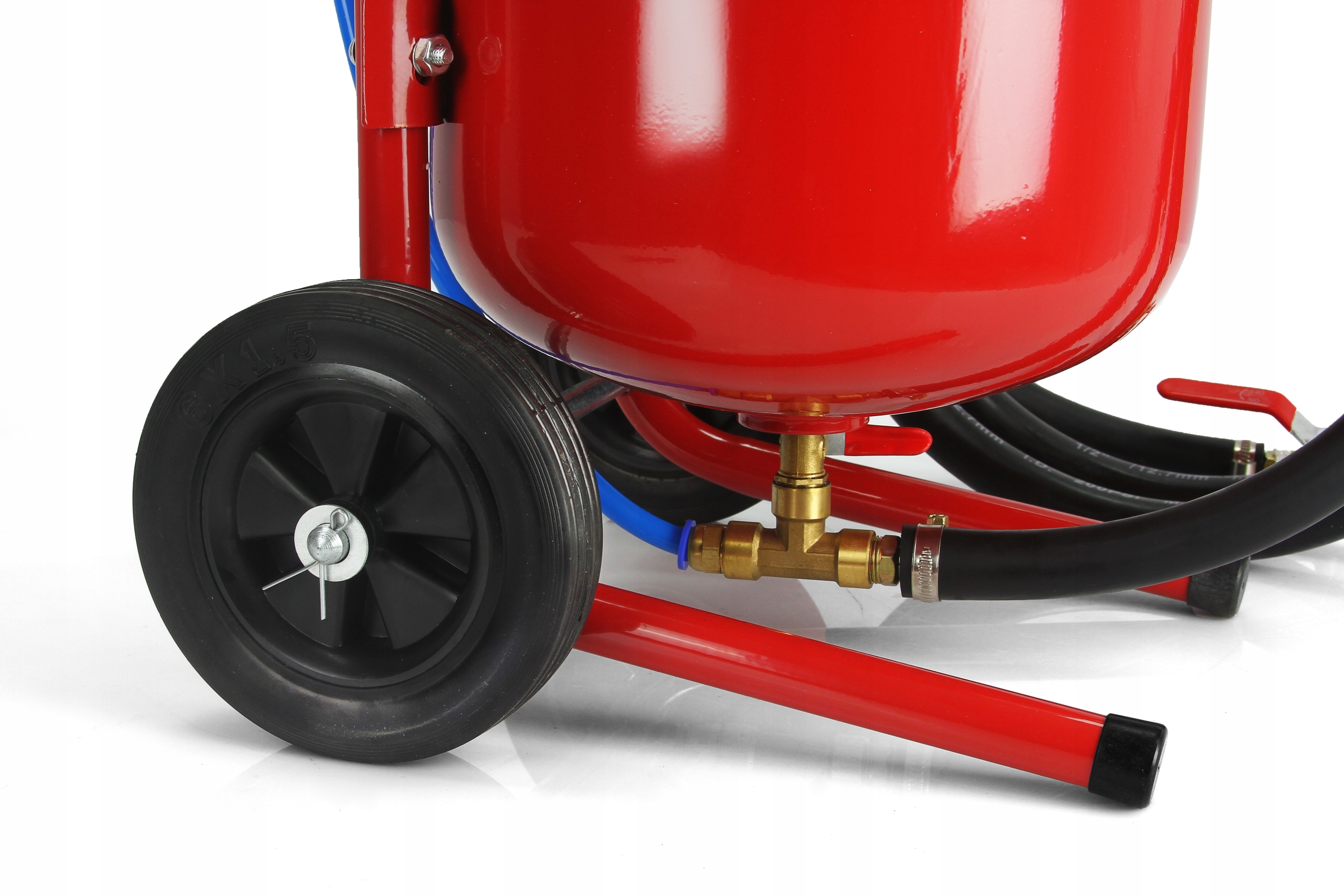 19L МОБИЛЬНЫЙ СИФОННЫЙ ПЕСКОСТРУЙНЫЙ АППАРАТ + 5 НАСАДОК + МАСКА