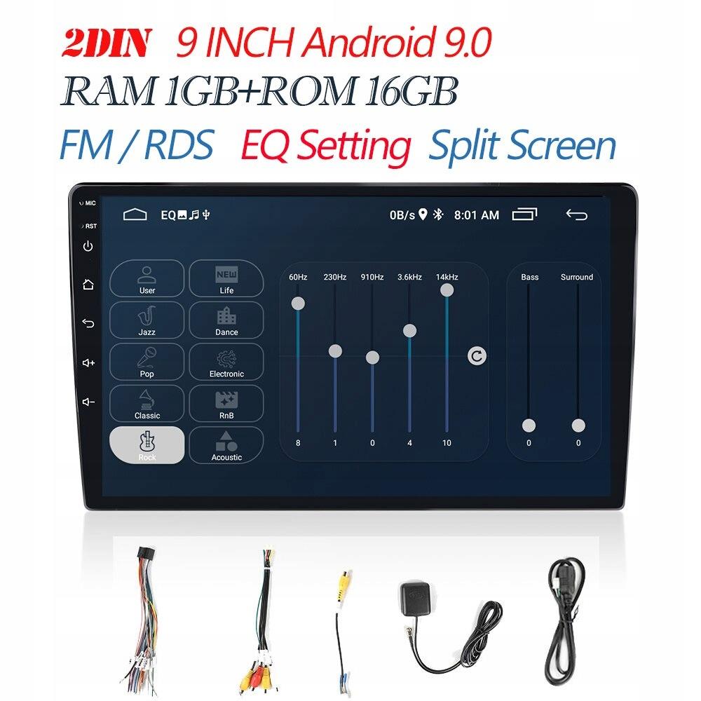 9 1 16 стиль Android 9.0 2 Din автомагнитола му