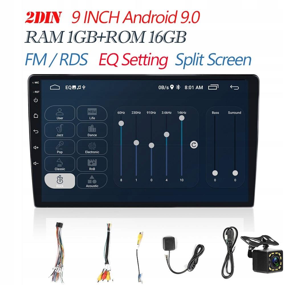 9 1 16 кулачковый стиль Android 9.0 2 Din радио автомобиль