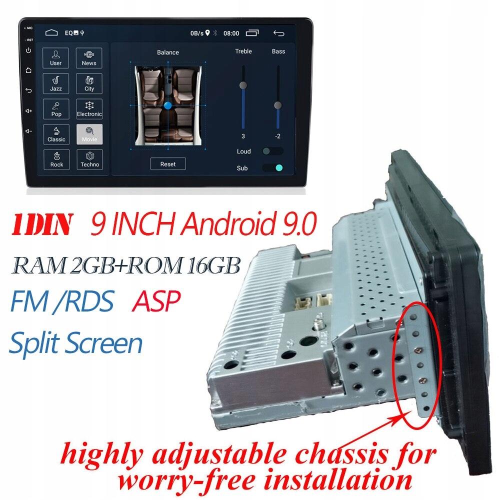 9 дюймов 2 16 стиль один автомобиль радио стерео DIN