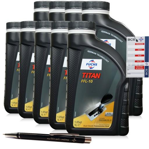 Масло fuchs titan pentosin ffl-10 9 литров для коробки передач dsg mb 236.22 9л