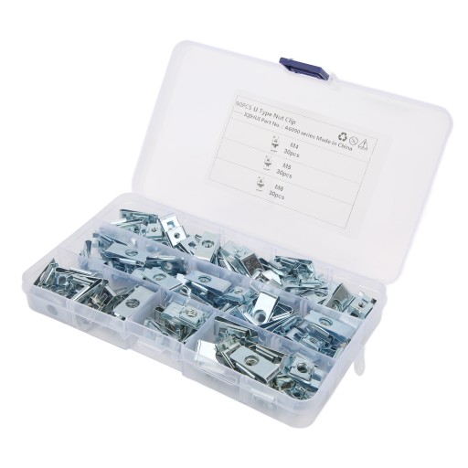 90 шт. Зажимная гайка автомобильного крепежа