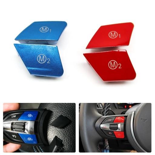 Кнопки рулевого колеса M1 M2 синий BMW M3 M4 M2