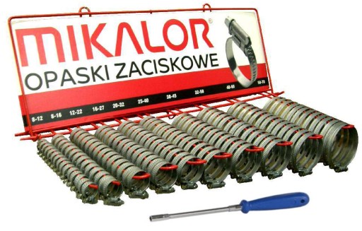 926779_E НАБОР ЗАЖИМОВ MIKALOR 400 ШТ.