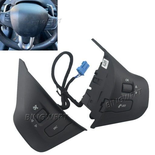 98084115ZD Перемикач керування кермовим колесом для Peugeot 308 2008 208 14 -