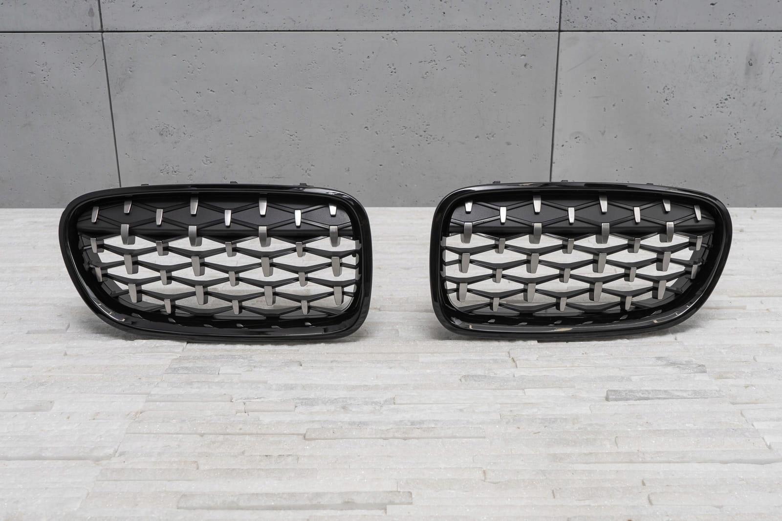 BMW 5 серії F10 2009-17 передня решітка хром нирок