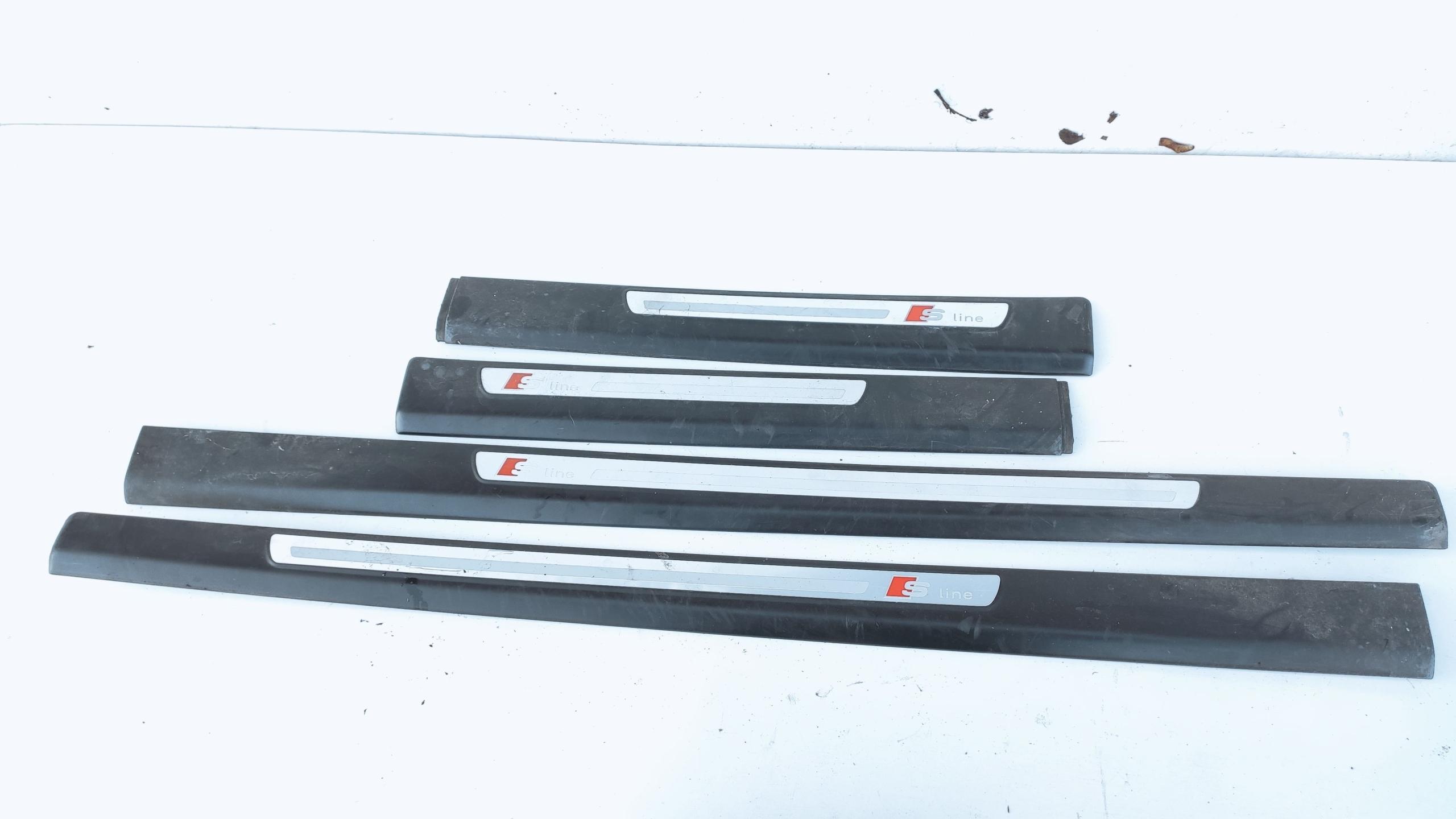 4F0853375E - A6 C6 молдинги пороговые накладки S-LINE полный комплект