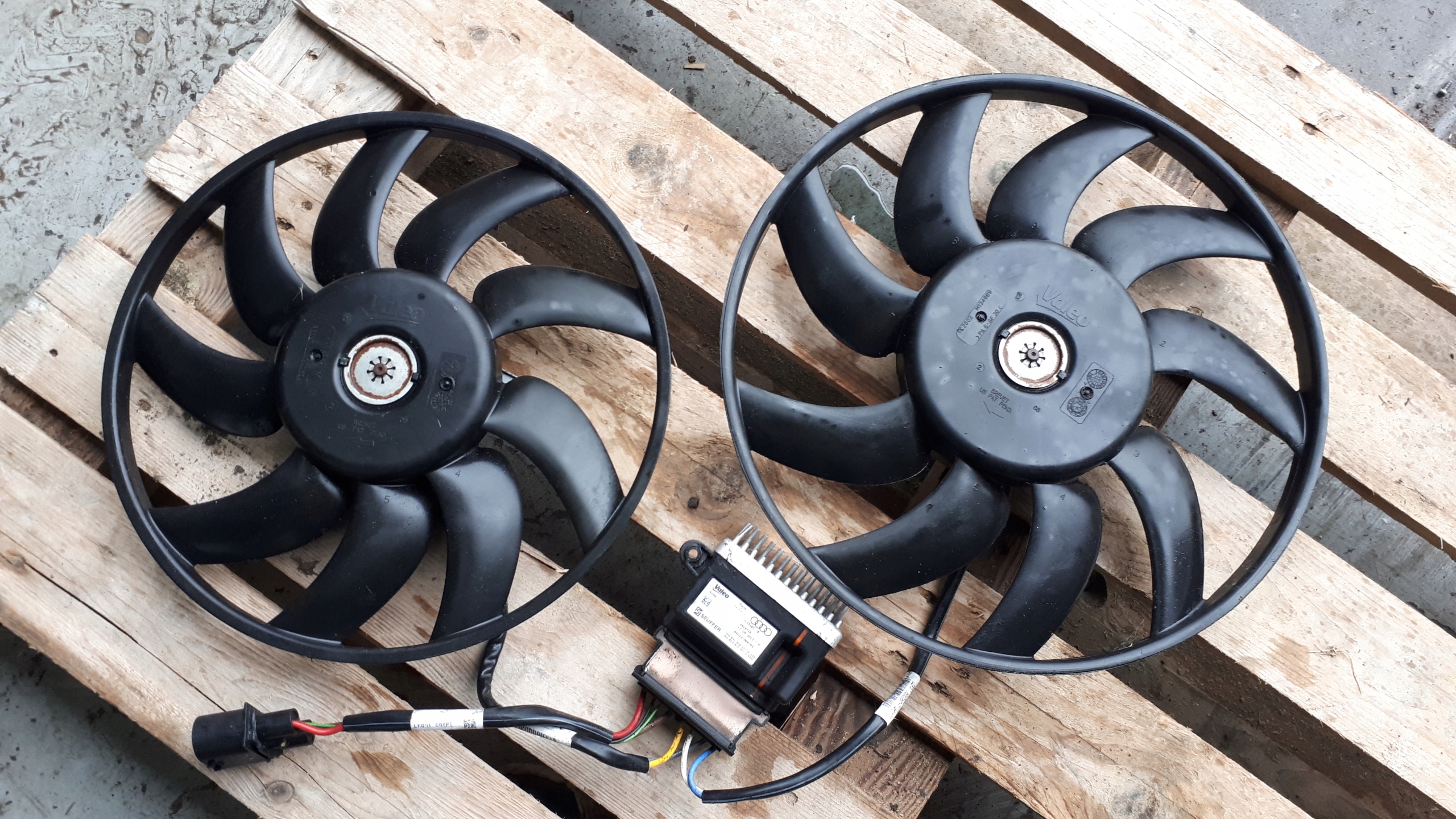 8k0959501g - A6 C7 4G вентиляторы + модуль A7 4G A4 B8 Q5