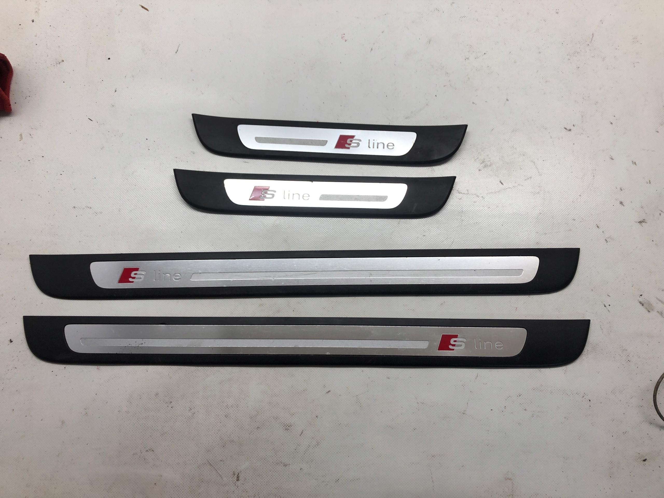 4G0853374 4G0853373 - A6 C7 S LINE накладки бічні спідниці повний комплект