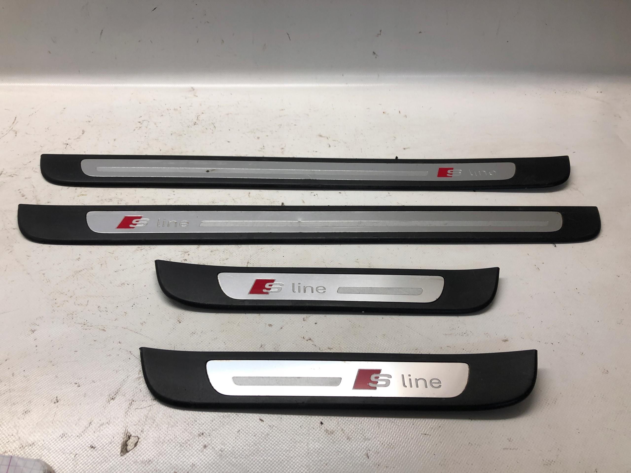 A6 C7 S LINE накладки боковые юбки полный комплект