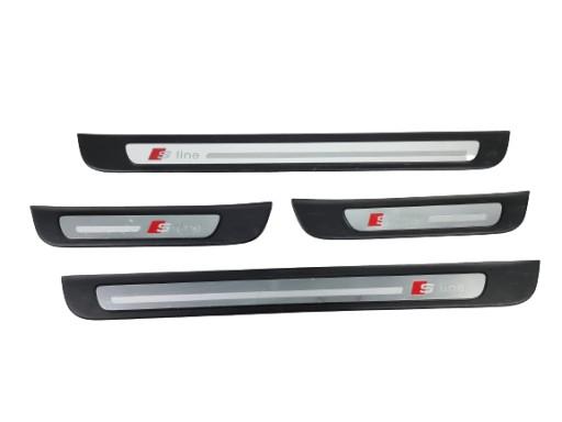 A7 4G молдинги накладка порога 4X SLINE