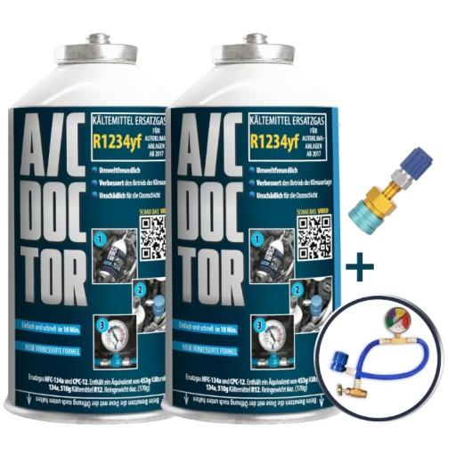 AC Doctor@ Mega Package XL R1234yf Кондиционер Кондиционер Газовый кондиционер своими руками