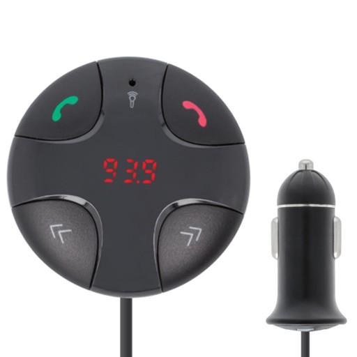 BLUETOOTH FM-АДАПТЕР ДЛЯ МУЗЫКИ С ТЕЛЕФОНА В АВТОМОБИЛЕ