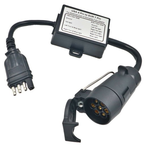 АДАПТЕР ПРИЦЕПА 4PIN НА 7PIN США ЕС