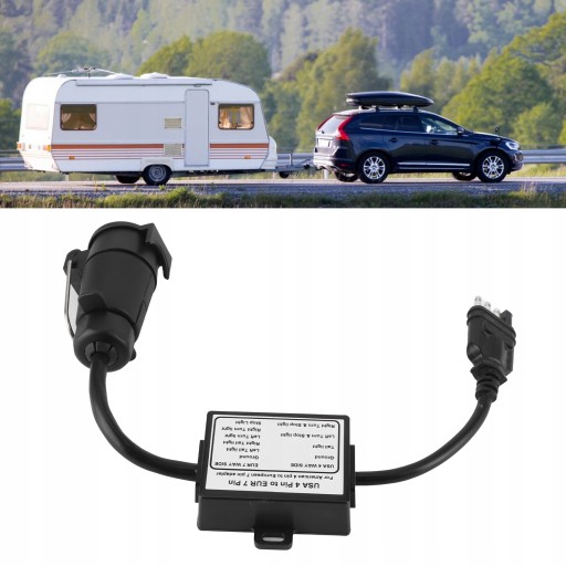 США 4PIN К 7PIN ПРИЦЕП АДАПТЕР АДАПТЕР