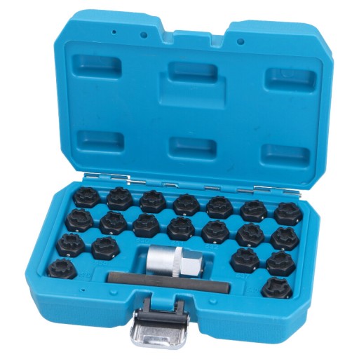 АДАПТЕРЫ ДЛЯ КОЛЕСНЫХ БОЛТОВ VW, 22 ШТ. 1/2” ДЛЯ 21 КЛЮЧА