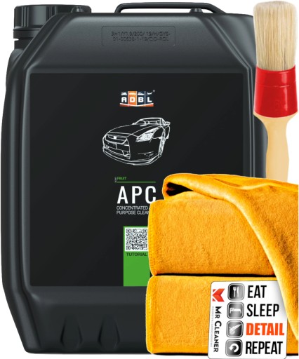 ADBL APC STRONG УНІВЕРСАЛЬНИЙ НАБІР ЗАСОБІВ ДЛЯ ОЧИЩЕННЯ АКСЕСУАРИ МІКРОФІБРА 5л