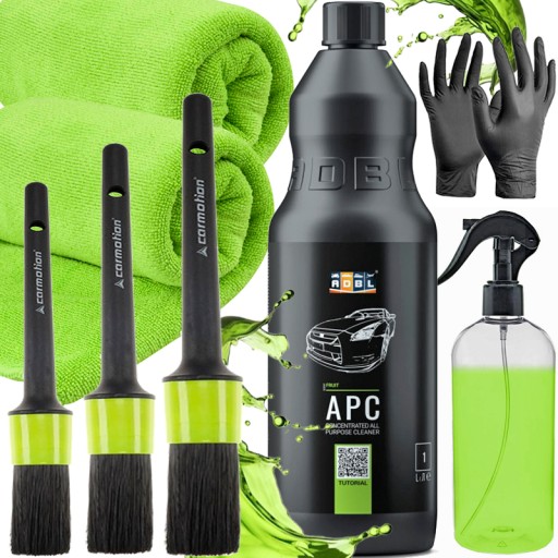 ADBL APC УНІВЕРСАЛЬНОГО ПРИЗНАЧЕННЯ ДЛЯ КОКБІННИХ ПЛАСТИКІВ 1Л ЩІТКИ ВЕЛИКИЙ НАБІР