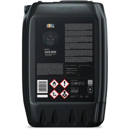 Чорний засіб для шин ADBL Black Water 25L