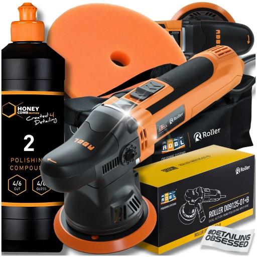 ADBL РОЛИКОВАЯ ПОЛИРОВАЛЬНАЯ МАШИНА DA POLISHER + МЕДОВАЯ ПАСТА MEDIUM + ONESTEP PAD