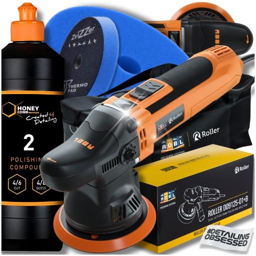 НАБОР РОЛИКОВ ADBL ПОЛИРОВАЛЬНАЯ МАШИНА DA POLISHER + МЕДОВАЯ ПАСТА MEDIUM + ПАД
