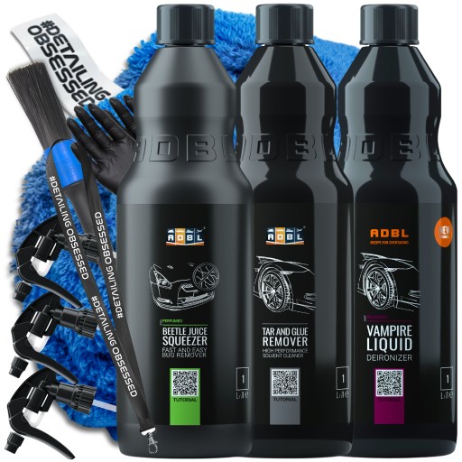 ADBL VAMPIRE LIQUID 1л + засіб для видалення смоли та клею 1л + соковижималка Beetle 1л