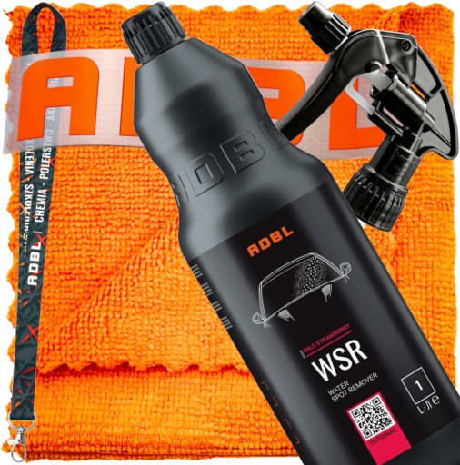 ADBL WSR WATER SPOT REMOVER 1L ДЛЯ ВИДАЛЕННЯ ЖОРСТКОЇ ВОДИ, НАКИПУ З АВТОМОБІЛЯ