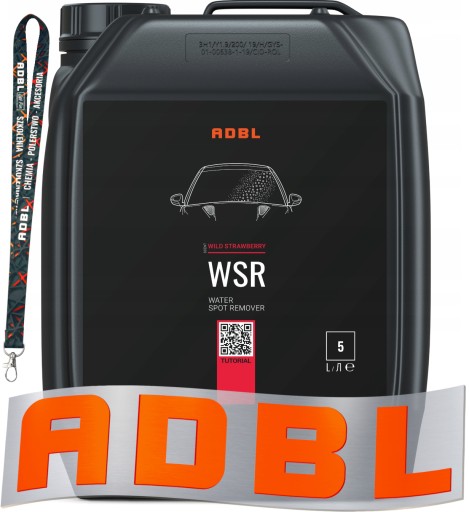 ADBL WSR WATER SPOT REMOVER 5L ДЛЯ ВИДАЛЕННЯ ЖОРСТКОЇ ВОДИ, НАКИПУ З АВТОМОБІЛЯ