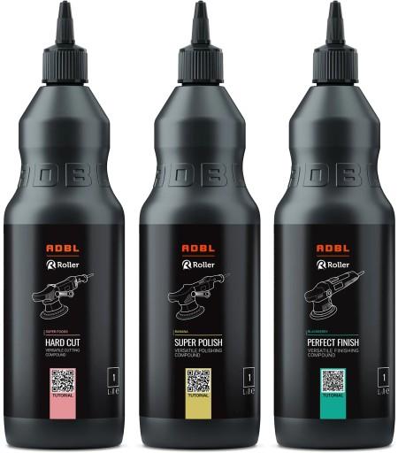 ADBL - Набір з 3 полірувальних паст 3 етапи 3x 1000 мл