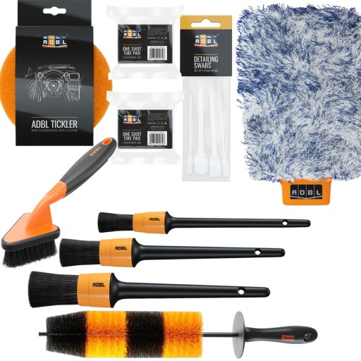 ADBL Набор аксессуаров для детейлинга из 9 предметов