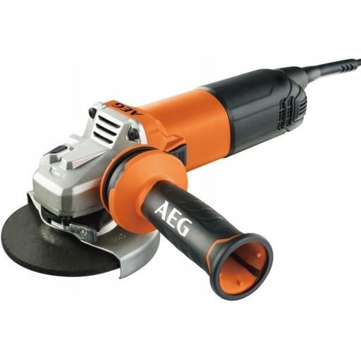 Кутова шліфувальна машина AEG 1300 Вт WS 13-125SXE з дрітовою бічної ручкою