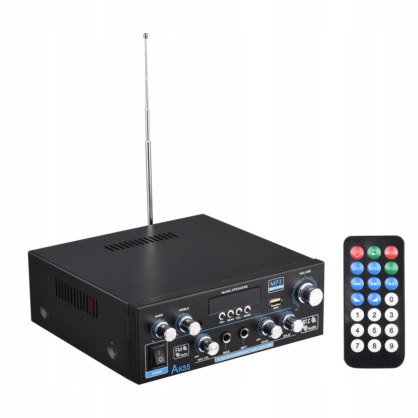 AK-55 BT аудио усилитель мощности домашний автомобиль