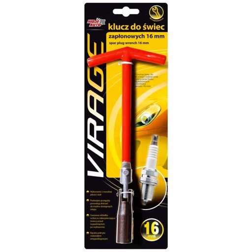 АКСЕССУАРЫ СВЕЧНЫЙ КЛЮЧ 16 ММ ШАРНИРНО-ШАРНИРНАЯ ЧАСТЬ VIRAGE