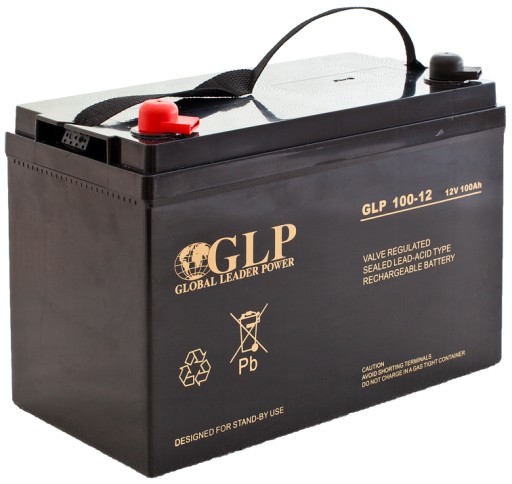 Аккумулятор agm аккумулятор glp 100ah 12v glp100-12 glp100 источник питания ибп печь центрального отопления