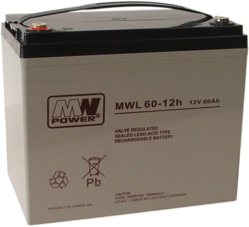 АКУМУЛЯТОР AGM VRLA MW POWER AGM MWL60AH 12V 60AH MWL 60-12H MWL60