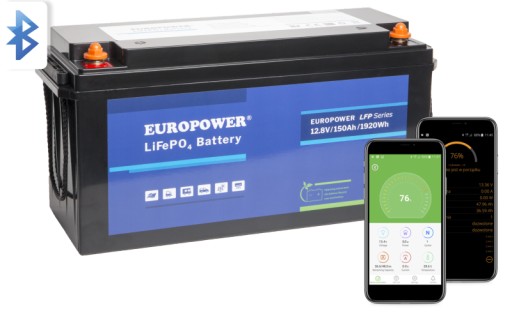 БАТАРЕЯ ЛИТИЕВАЯ БАТАРЕЯ LiFePO4 EUROPOWER LFP 150 Ач 12 В LFP 12,8-150 ИБП