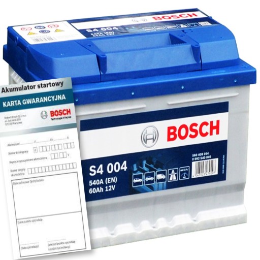 0 092 S40 040 - АККУМУЛЯТОР BOSCH S4 60 Ач 540А 60Ач PowerFrame