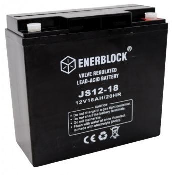 АККУМУЛЯТОРНАЯ БАТАРЕЯ ENERBLOCK 18 Ач JS12-18 220 А ИБП Духовка