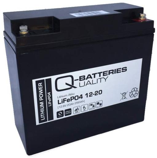 ЛІТІЄВА БАТАРЕЯ LiFePO4 12V 20Ah 256Wh UPS ALARM