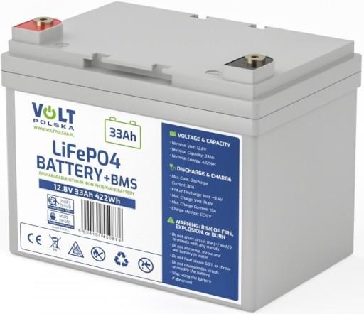 АКУМУЛЯТОР LiFePO4 12.8V 33 Ah (30A) + необслуговуваний BMS