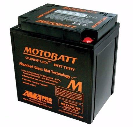 MBTX30uHD - МОТОРНА БАТАРЕЯ. 12V 32AH/390A P+ (РОЗМІРИ: 1 акумулятор Motobatt MBTX30UHD 32