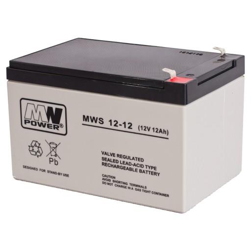 АККУМУЛЯТОРНАЯ БАТАРЕЯ MW POWER MWS12-12 12 В 12 Ач AGM