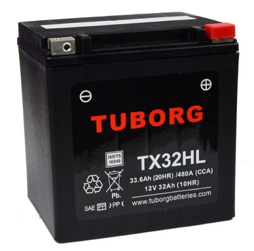 TX32HL - АККУМУЛЯТОР Tuborg TX32HL 32Ач 480А YIX30L