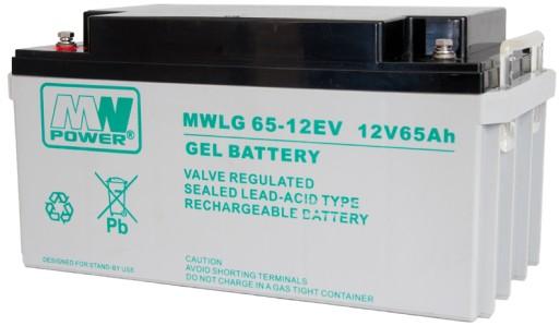 ГЕЛЕВАЯ АККУМУЛЯТОРНАЯ БАТАРЕЯ MW Power MWLG 65-12EV