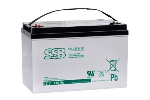 БАТАРЕЯ необслуговується AGM SSB 12V 110Ah SBL110-12i